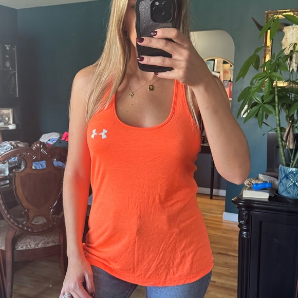 Under Armour Orange HeatGear Apparel - Picture 1 of 3